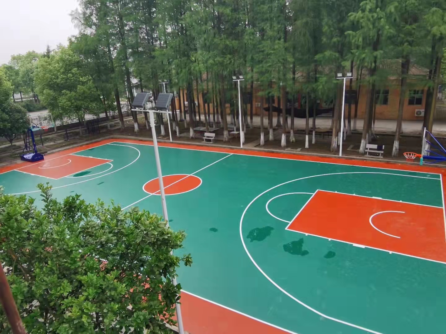 洪湖瞿家湾篮球场