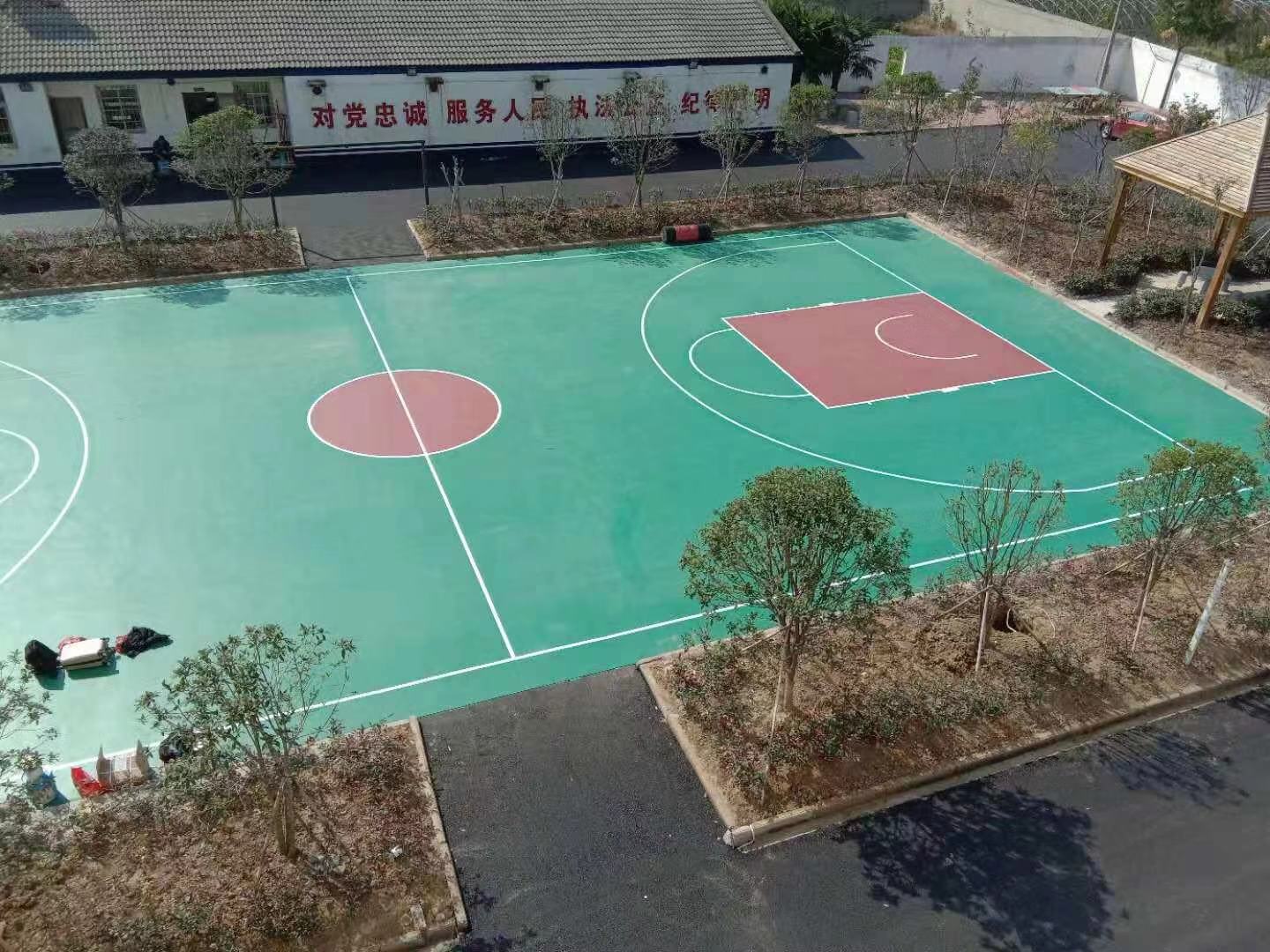 仙桃派出所篮球场